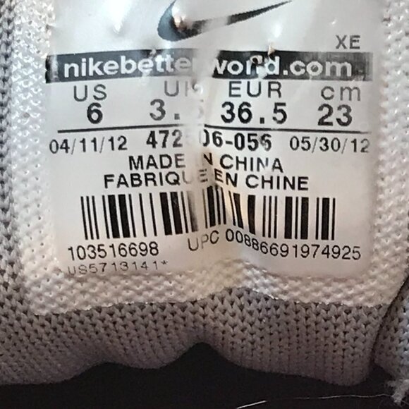 NIKE Womens Pink Gray Running Athletic Shoes - Picture 9 of 9